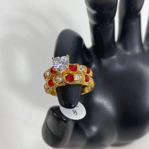 s925 Jewelry - 2 piece s925 silver ring set​​​​​​​​​​​​​​​​